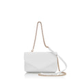 Julian Daisy White cross body bag with Gold chain made from environmentally conscious material Kayla Fabric
